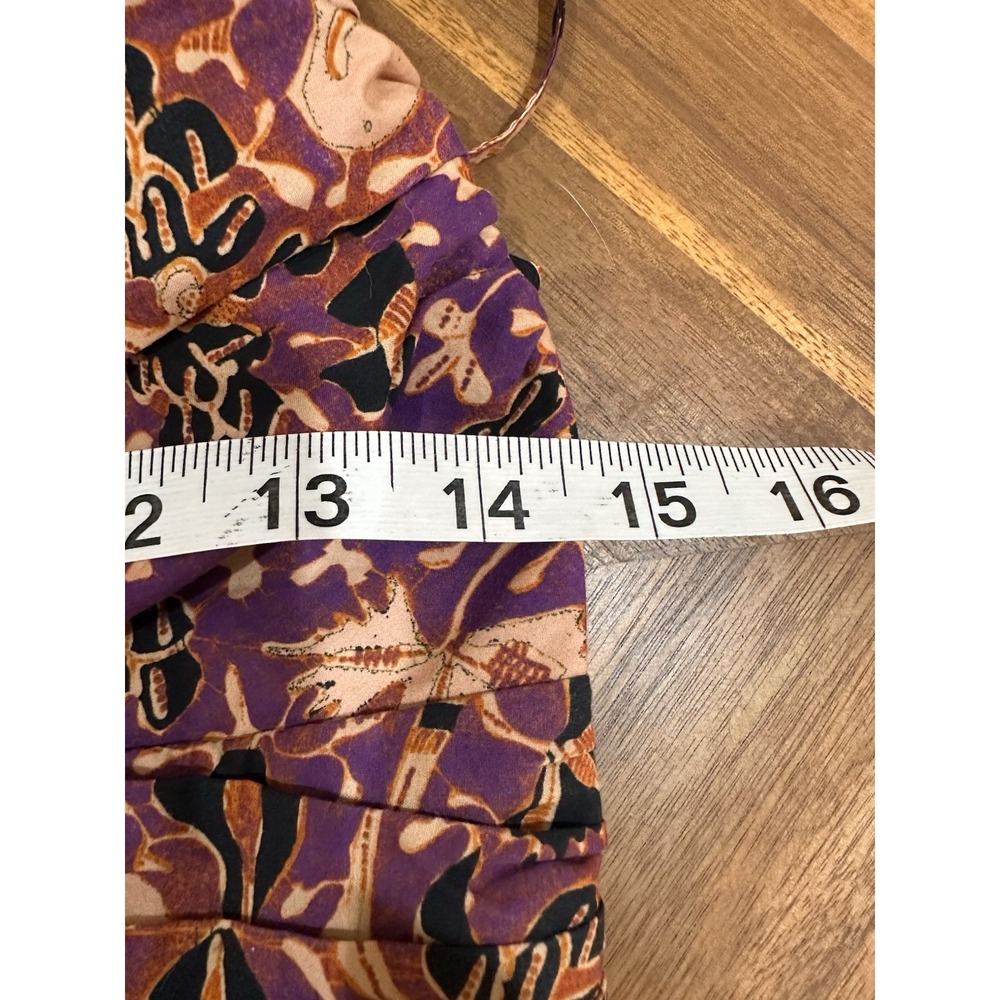 Ulla‎ Johnson Phoebe Strappy Cutout Cotton Midi Dress Batik Purple Brown Boho Sm - Picture 11 of 12